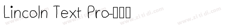 Lincoln Text Pro字体转换